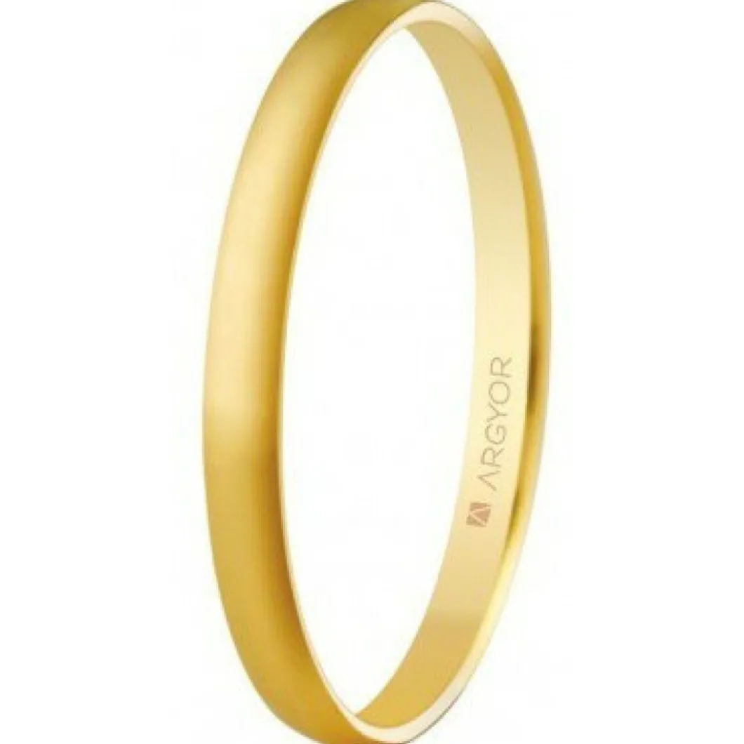 Argyor Bague<Alliance Mixte 50201 2mm - Or 375/1000