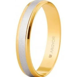 Argyor Bague<Alliance Mixte 5240312 4mm - Or 375/1000