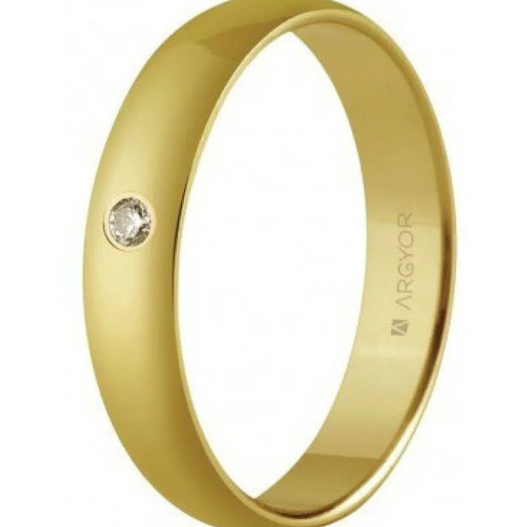 Argyor Bague<Alliance Mixte 5640001 4mm - Alliance Or 750/1000