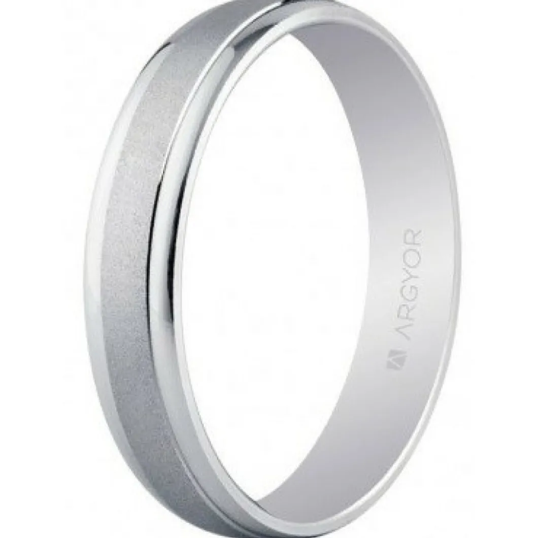 Argyor Bague<Alliance Mixte 5B40044 4mm - Or 375/1000