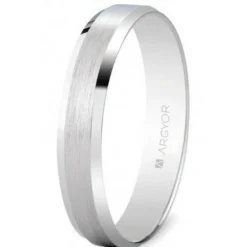 Argyor Bague<Alliance Mixte 5B40493 3.80mm - Or 750/1000
