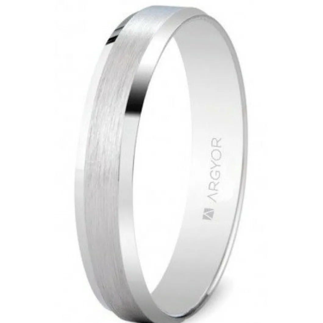 Argyor Bague<Alliance Mixte 5B40493 3.80mm - Or 750/1000