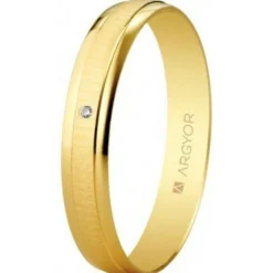 Argyor Bague<Alliance Mixte 5135495D 3.50mm - Or 375/1000