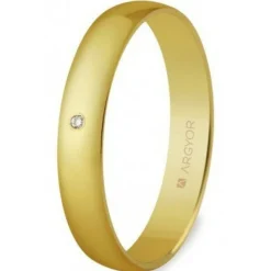 Argyor Bague<Alliance Mixte 50353D 3.50mm - Or 750/1000