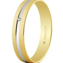 Argyor Bague<Alliance Mixte 5241474RD 4mm - Or 750/1000