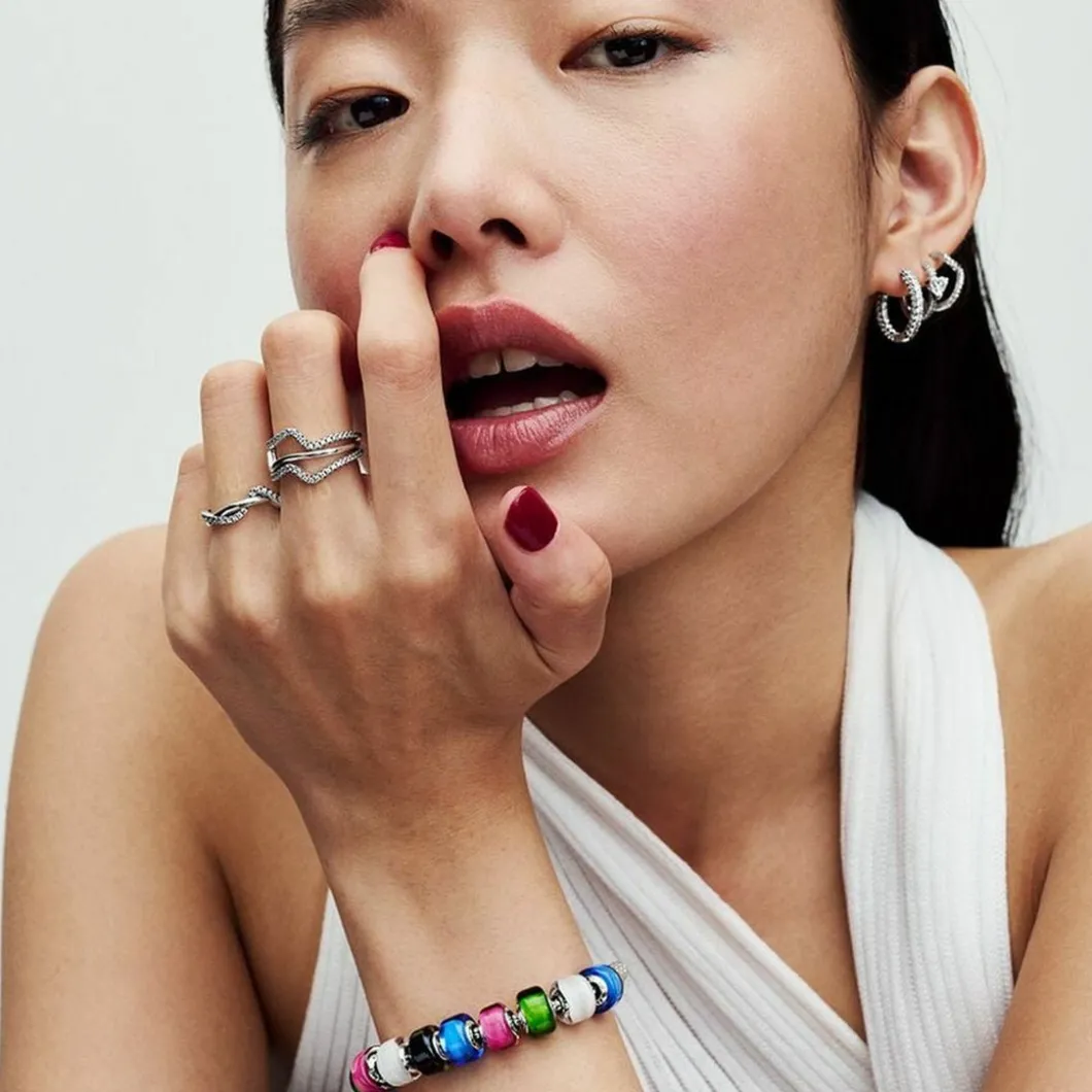 Pandora Bague<Anneau Argent Vague Poli