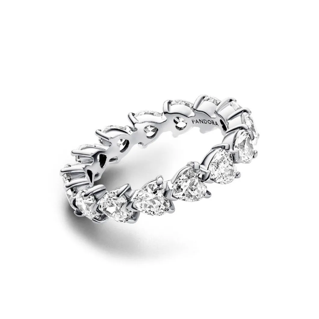 Pandora Bague<Anneau Farandole de Cœurs Éternité