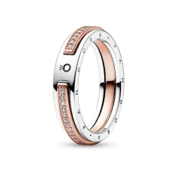 Pandora Bague<Anneau Signature et Pavé Bimatière Signature