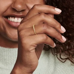 Pandora Bague<AnneauPyramides Me Doré