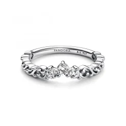 Pandora Bague<Bague argentée pour femme Tiare Volute Royale