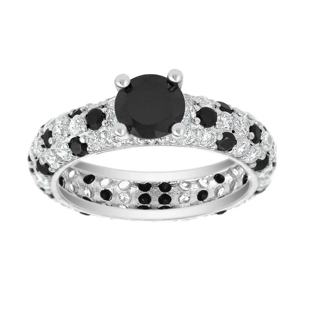 So Charm Bijoux Bague<Bague B2702-NOIR-7-54 So Charm
