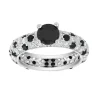 So Charm Bijoux Bague<Bague B2702-NOIR-8-56 So Charm