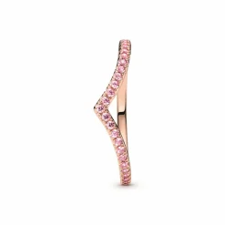 Pandora Bague<Bague Chevron Rose Timeless - Rose gold