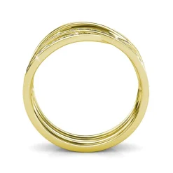 MYC-Paris Bague<Bague Criss Cross Finition Or