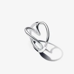 Pandora Bague<Bague Cœur Organique Argent