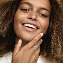 Pandora Bague<Bague Double Cœur Scintillant - Timeless