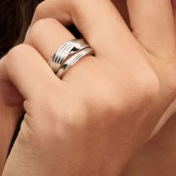 Pandora Bague<Bague Double Torsadée 193890C00