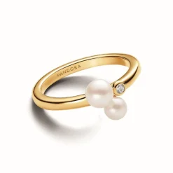 Pandora Bague<Bague Duo de Perles de Culture