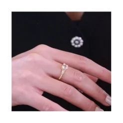 MYC-Paris Bague<Bague Elise DR0346-G - Doré Et Cristal