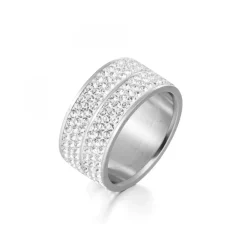 Myc-Paris Bague<Bague Elodie - Argenté et cristal