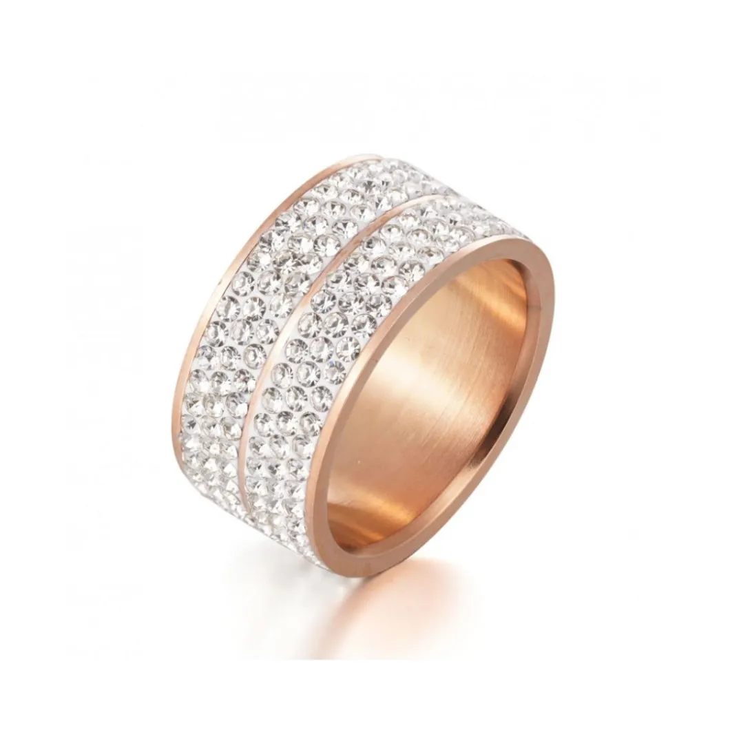 Myc-Paris Bague<Bague Elodie - Or Rosé et cristal