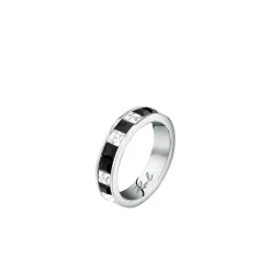 Karl Lagerfeld Bijoux Bague<bague femme Karl Lagerfeld Stone - KLAYC490 Acier Argent