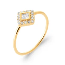 Maison de la Bijouterie Bague<Bague femme YUWYVZ0 Plaqué or Oxyde de Zirconium