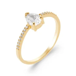 Maison de la Bijouterie Bague<Bague femme YUWY6Z0 Plaqué or Oxyde de Zirconium