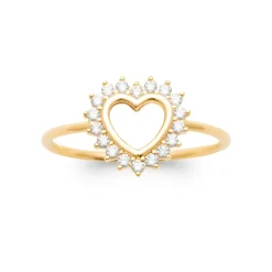 Maison de la Bijouterie Bague<Bague femme YUWZ5Z0 Plaqué or Oxyde de Zirconium