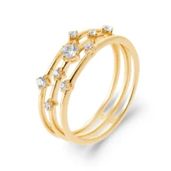 Maison de la Bijouterie Bague<Bague femme YUW0YZ0 Plaqué or Oxyde de Zirconium