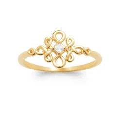 Maison de la Bijouterie Bague<Bague femme YUW36Z0 Plaqué or Oxyde de Zirconium