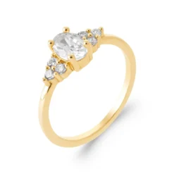 Maison de la Bijouterie Bague<Bague femme YUW3YZ0 Plaqué or Oxyde de Zirconium