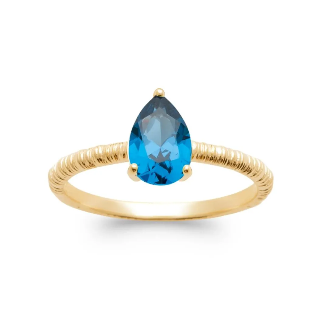 Maison de la Bijouterie Bague<Bague femme YU6V340 Plaqué or Oxyde de Zirconium