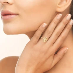 Maison de la Bijouterie Bague<Bague femme YUV30Z0 Plaqué or Oxyde de Zirconium