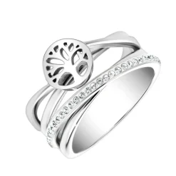 So Charm Bijoux Bague<Bague Femme So Charm - B2670-ARGENT - Bague Femme Argentée