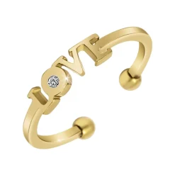 So Charm Bijoux Bague<Bague Femme So Charm - BD4109-DORE - Bague Femme Love Doré