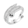 So Charm Bijoux Bague<Bague Femme So Charm - BD2607-ARGENT-DIAMANT - Bague Femme Serpent