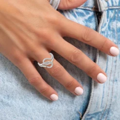 So Charm Bijoux Bague<Bague Femme So Charm - B4108-ARGENT - Bague Femme Argentée