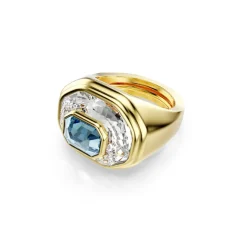 Swarovski Bague<Bague Femme Chroma - 571052 Plaqué Or Bleu