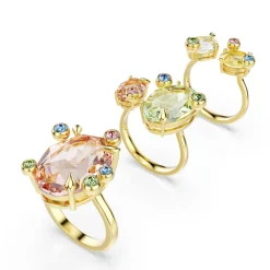 Swarovski Bague<Bague Femme Gema - 570581 Plaqué Or Multicolore