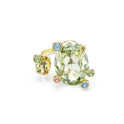 Swarovski Bague<Bague Femme Gema - 572168 Plaqué Or Multicolore