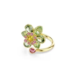 Swarovski Bague<Bague Femme Idyllia - 572159 Plaqué Or Vert