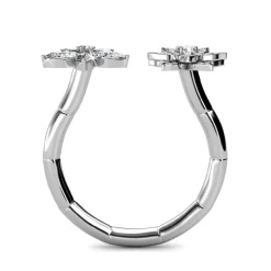 MYC-Paris Bague<Bague Fraternal Bloom DR0014-S - Argenté Et Cristal