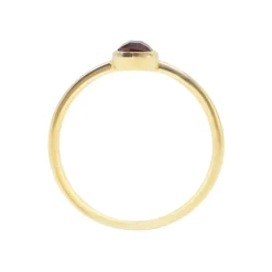 Sloya Bague<Bague Gemia En Pierre Grenat Plaqué Or Rouge
