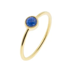 Sloya Bague<Bague Gemia En Pierre Lapis-Lazuli Plaqué Or Bleu