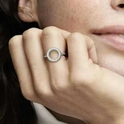 Pandora Bague<Bague Halo Scintillant Signature