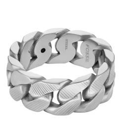 Fossil Bijoux Bague<Bague homme - JF04700040 - Acier Argent