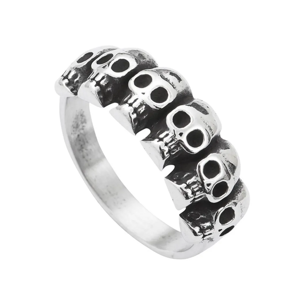 G-Force Bijoux Bague<Bague homme BGFBA0005-58 - Acier Noir