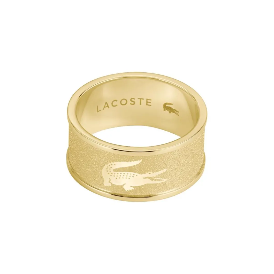 Lacoste Bague<Bague homme Backhand - 2040486 Acier Doré