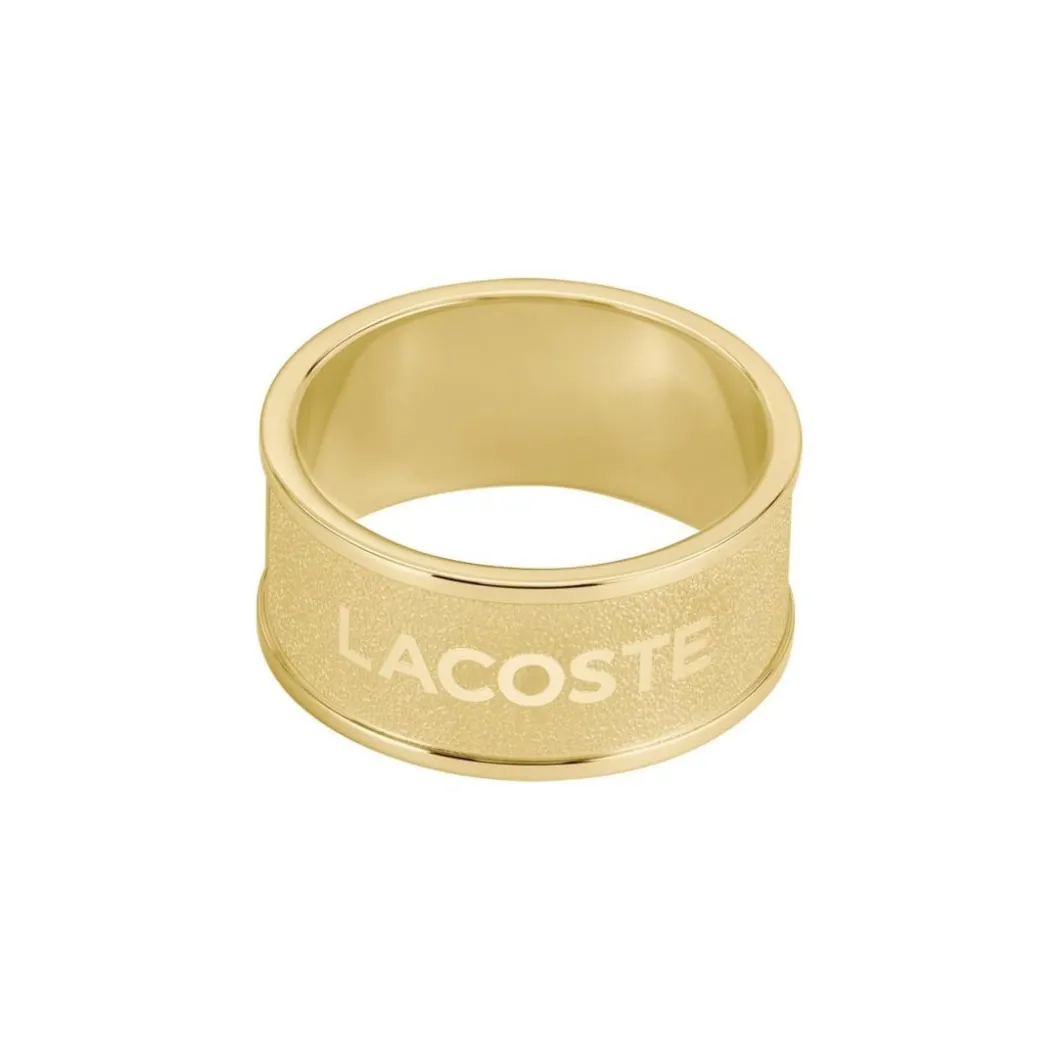 Lacoste Bague<Bague homme Backhand - 2040486 Acier Doré